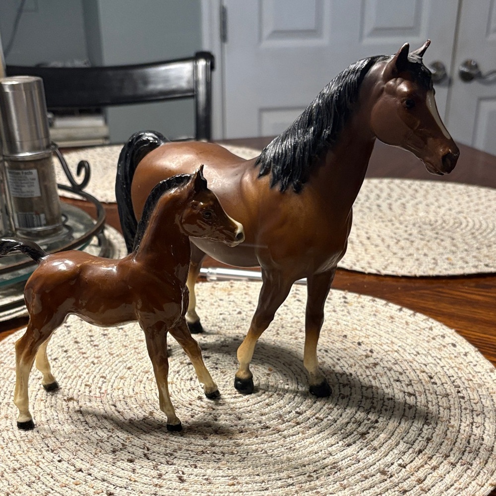 Breyer Mare and Foal Horse Figurine Set